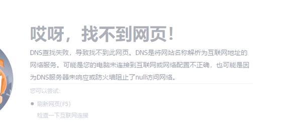 解决电脑上网错误DNS设置的方法(如何修复电脑上网出现的DNS错误)